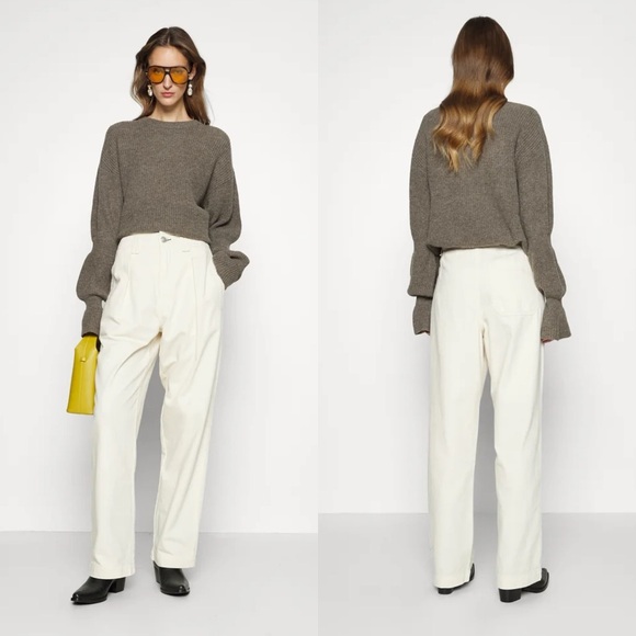 NWT Rag & Bone High Rise Pleated Trousers Anthropologie - Picture 1 of 5